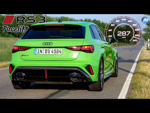 NEW! 2025 RS3 Facelift | 0-290 km/h acceleration🏁| Automann in 4K