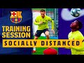 Second day of INDIVIDUAL TRAINING after sports supension