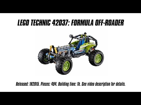 Vidéo LEGO Technic 42037 : Le buggy tout-terrain