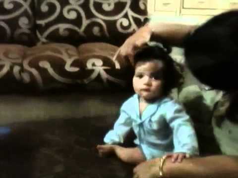 Sabreen trying to crawl