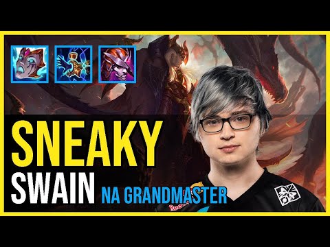 Sneaky - SWAIN vs. LUCIAN ADC | NA Grandmaster