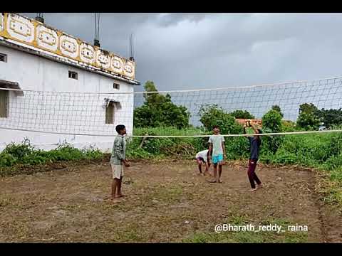Village boys volley ball ..Amazing Shot