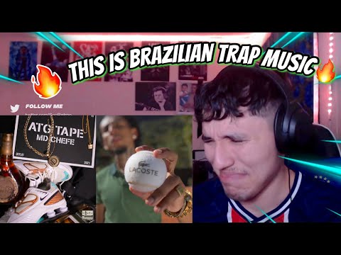 FIRST TIME REACTING to MD Chefe ft. DomLaike - Rei Lacoste  -  Brazlian TRAP MUSIC