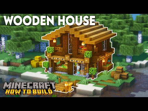 Balzy - Minecraft: How to Build a Wooden House | Wooden Survival House Tutorial