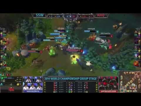 SSW vs AHQ Level 1 Ace - Worlds 2014