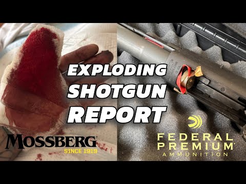 Shotgun Accident at the Range - Mossberg 500 Tactical (Federal Ammunition) What Happened?