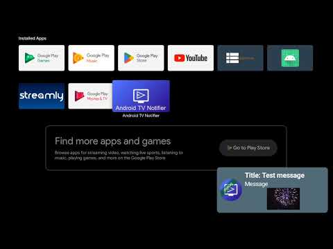 Android TV Notifier Video