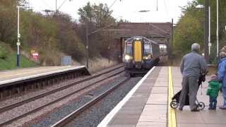 preview picture of video 'Class 380 Arrives at Wallyford'