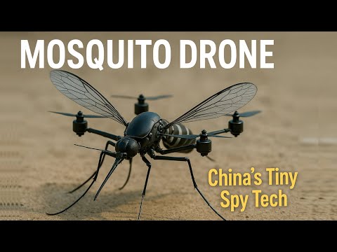 China’s Mosquito Sized AI Drone Micro Military Tech Changing Future Warfare!