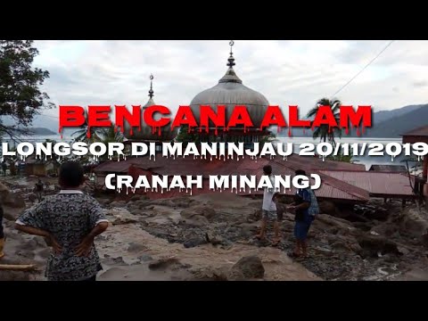 LONGSOR DI MANINJAU 20/11/2019 SUMBAR | BENCANA GALAPUANG