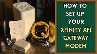 How to Set Up your Xfinity xFi Gateway Modem