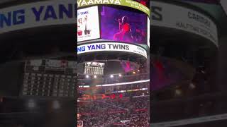 Ying Yang Twins perform at the LA Clippers halftime show 04/15/2022.