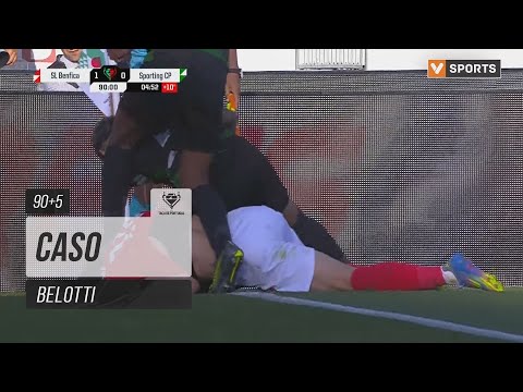 Belotti queixoso após duelo com Matheus Reis | Benfica-Sporting (Taça de Portugal 24/25)