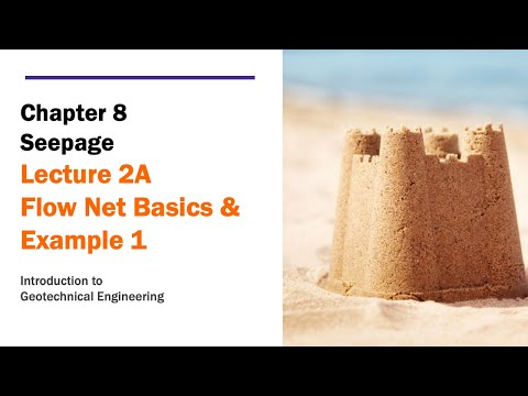 Chapter 8 Seepage - Lecture 2A Flow Net Basics & Example 1