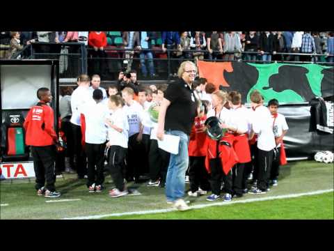 Huldiging Kampioenen NEC/FC Oss D1 in het Goffertstadion