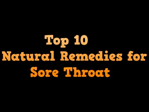top 10 natural remedies for sore throat - gargle with warm salt water, Turmeric,Cayenne