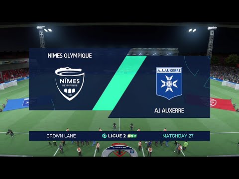 ⚽ Nimes vs AJ Auxerre ⚽ | Ligue 2 (15/03/2022) | Fifa 22