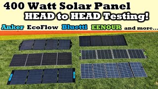 Finding the BEST 400 Watt Portable Solar Panel! - SIX Different Brands TESTED! Surprising Results!
