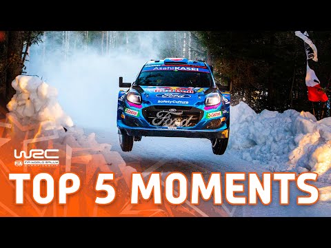 Top 5 Moments | WRC Rally Sweden 2023