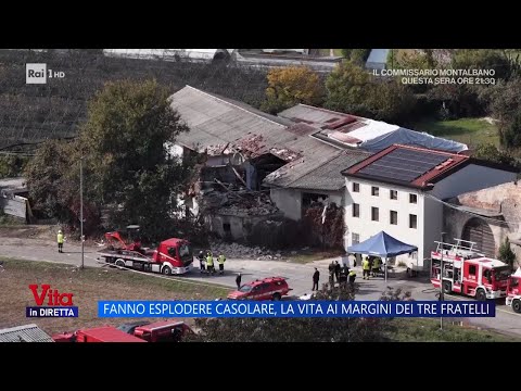 Verona: fanno esplodere casolare, vita ai margini dei tre fratelli - Vita in Diretta 15/10/2025