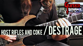Hosts, Rifles And Coke (Destrage) - Guitar Tutorial with Ralph Salati