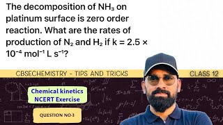 The decomposition of NH₃ on platinum surface is zero order reaction. What are the rates of