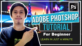 Adobe Photoshop : Basic Editing Tutorial for beginners TAGALOG