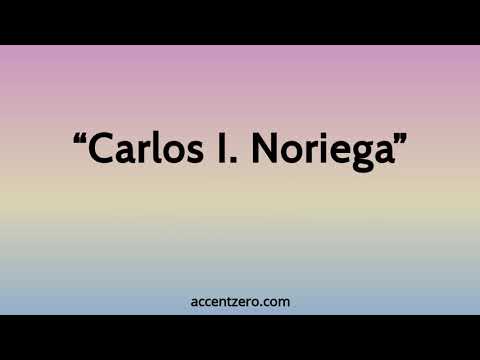 Pronounce "Carlos I. Noriega" - Brazilian accent vs. native U.S.