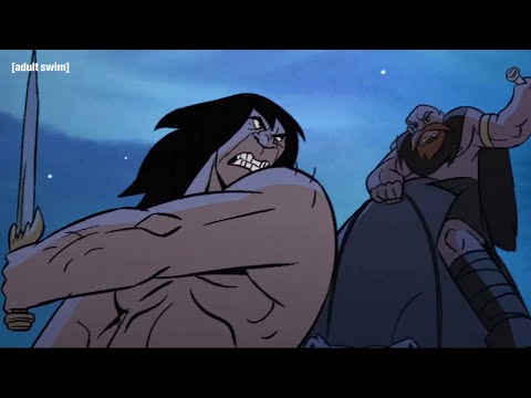 Genndy Tartakovsky's Primal | S2E4 Sneak Peek: Spear and Fang Battle the Warrior Clan | adult swim