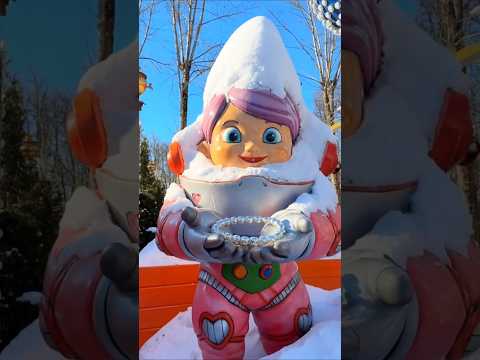 When Sonu went to play in the snow #youtubeshorts #viralshort