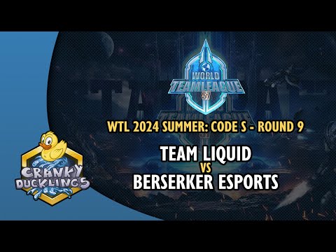 Team Liquid vs Berserker eSports - World Team League 2024 Summer: Code S Round 9 | SC2 Tournament