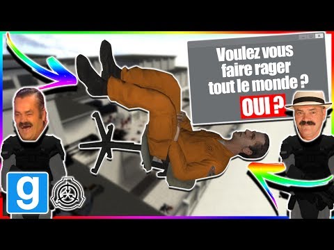 IL FAIT RAGER TOUT LE MONDE AVEC UNE CHAISE ! WTF ! - GMOD SCP RP #10