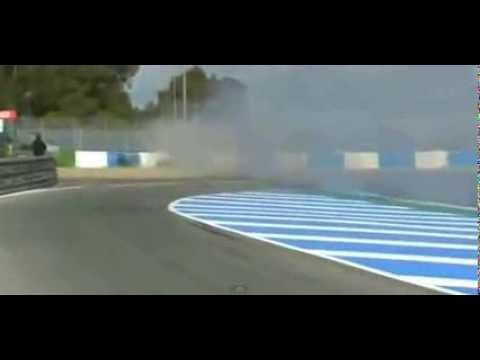Test Jerez - Incidente Lewis Hamilton