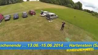 preview picture of video 'Modellflug Wochenende Hartenstein (Sachsen) 13.06.-15.06.2014'
