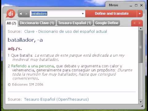 Definición de batalladora