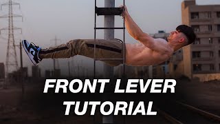 How To Do FRONT LEVER | Step by Step (in 3 minutes) | اموزش فرانت لور