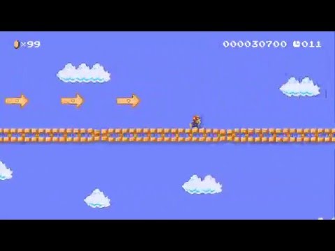 Super Mario Maker | Captain Falcon Speedway (Easy)