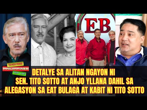 Detalye sa Alitan ni Tito Sotto at Anjo Yllana dahil sa alegasyon sa EatBulaga at kabit ni TitoSotto