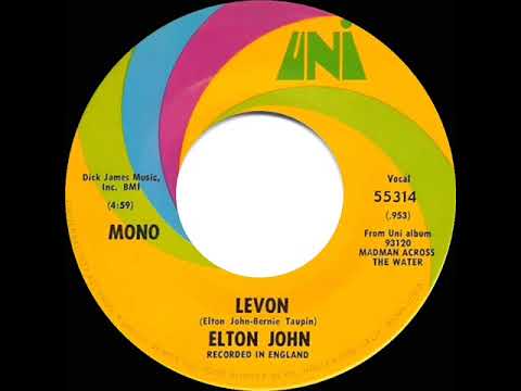 1972 HITS ARCHIVE: Levon - Elton John (mono 45 single version)