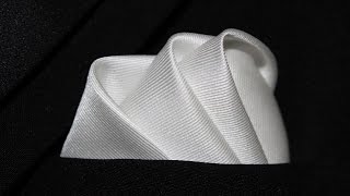 How To Fold a Pocket Square The Wave Fold