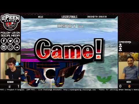 Smash @ TTH - Iceman (Marth) Vs. Mekk (Captain Falcon) - Melee (Losers Finals)