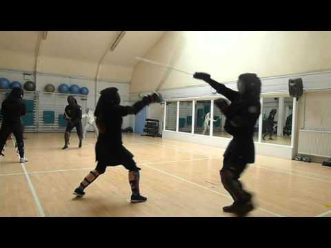 Waterloo Sparring Group Saturdays fencing 05032016 clip 01