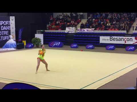 Juliette Freret - Nat C 14/15 ans - France Besançon 2018