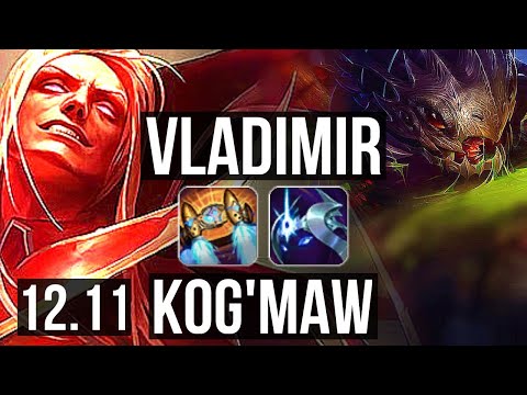 VLADIMIR vs KOG'MAW (MID) | 400+ games, 8/3/8 | EUW Master | 12.11