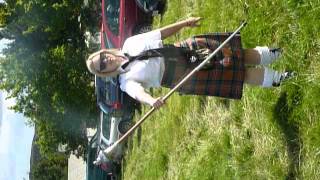 preview picture of video 'Laura Smart - Drum Major! - Newtonmore Highland Games 2012'
