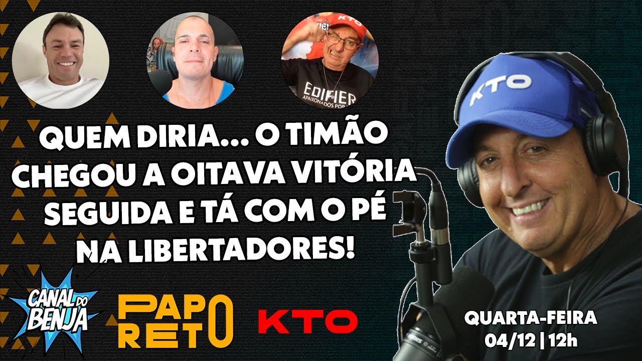 Papo Reto com Benja, Gladiador, Mano e Véio - ep. 361 - 04/12/2024