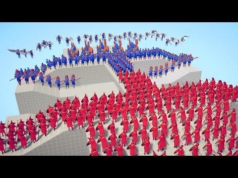 SPARTA ACIENT TEAM 100x ⚔️ vs 👑 100x EVERY TEAM BATTLE / Totally Accurate Battle Simulator ( TABS )