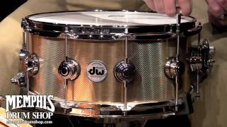Video thumbnail for DW 14x6.5 Collector's Series Bronze Snare Drum - Knurled Finish by Memphis Drum Shop