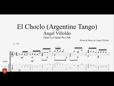 Ángel Villoldo - El Choclo (Argentine Tango) - Guitar Tabs