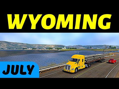 New Upcoming Map DLC | Wyoming vs Real Life: Comparison | Dams, Reservoirs & Lakes of Wyoming | ATS